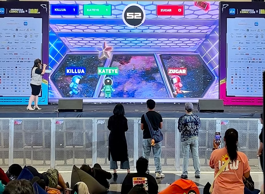 Games Bounce and Bash di Indonesia Comic Con 2025